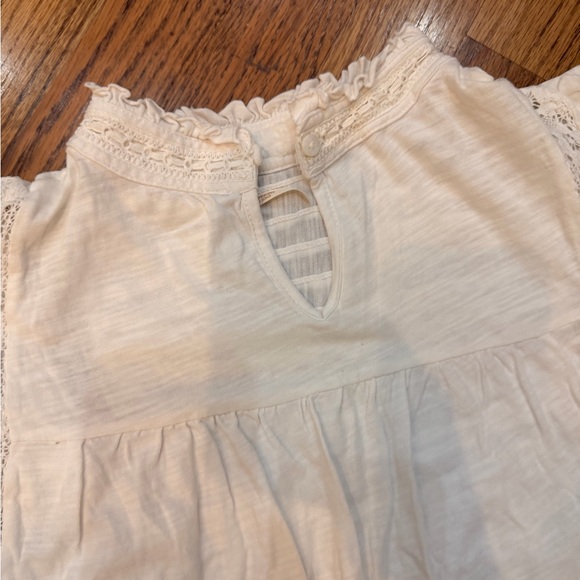 Free People white Short Sleeve Top - Picture 6 of 6